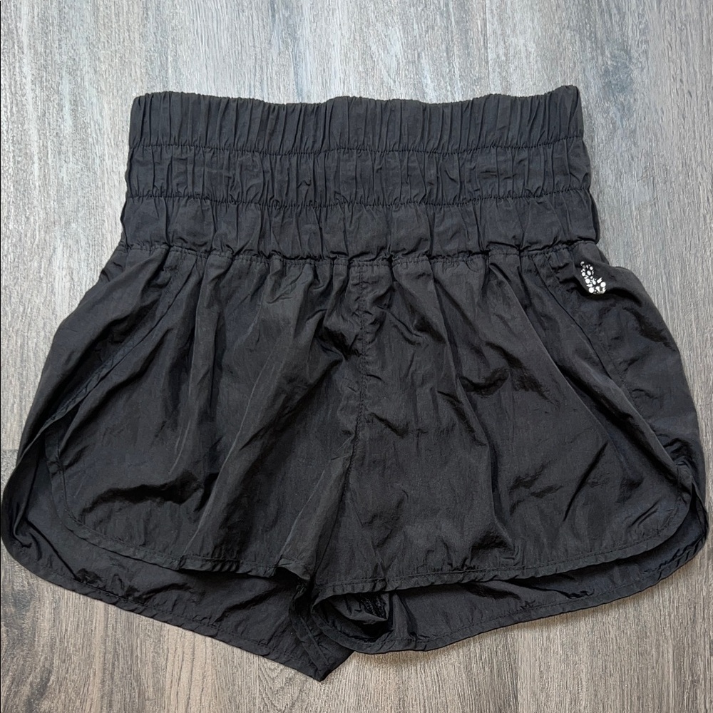 Free People Movement Black Shorts